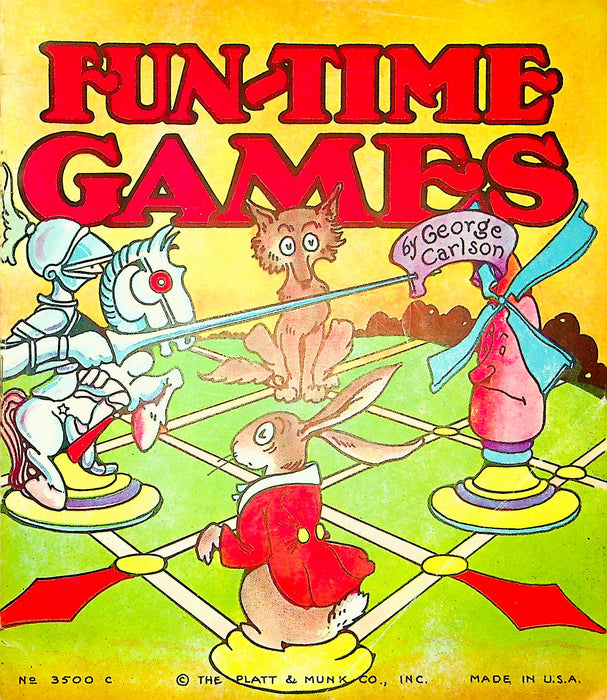 Fun-Time Games Magazine 1937 George Carlson Platt & Munk Co No 3500 C Lithograph