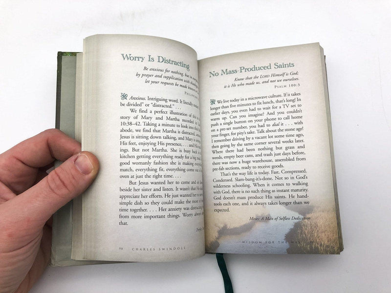 Wisdom for the Way Wise Words for Busy People Charles Swindoll 2001 Nelson HC 11