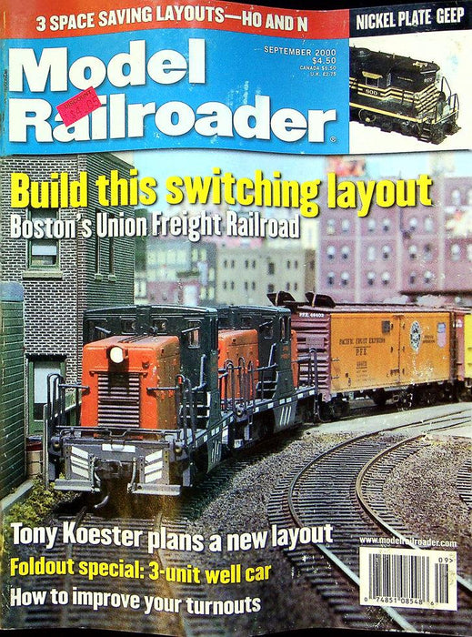 Model Railroader Magazine September 2000 Vol 67 No 9 Build This Switching Layout