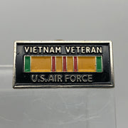 Vietnam Veteran US Air Force Lapel Pin Pinback Vintage Military Vet Enamel 1