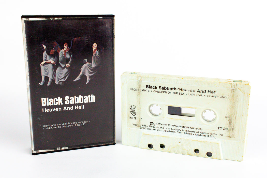 Black Sabbath: Heaven And Hell Cassette Tape - 1980 Warner Bros. M5-3372 1