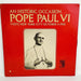 Pope Paul VI Visits New York City Oct 1965 Record LP E-4337-D MGM Records 1966 1