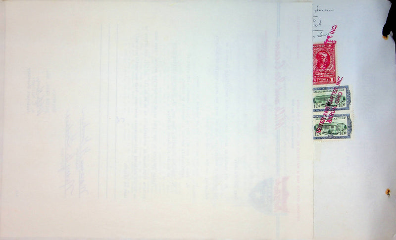 Reiter Dairy Company Stock Certificate Bond Scripophilly Akron Ohio 1965 No 229