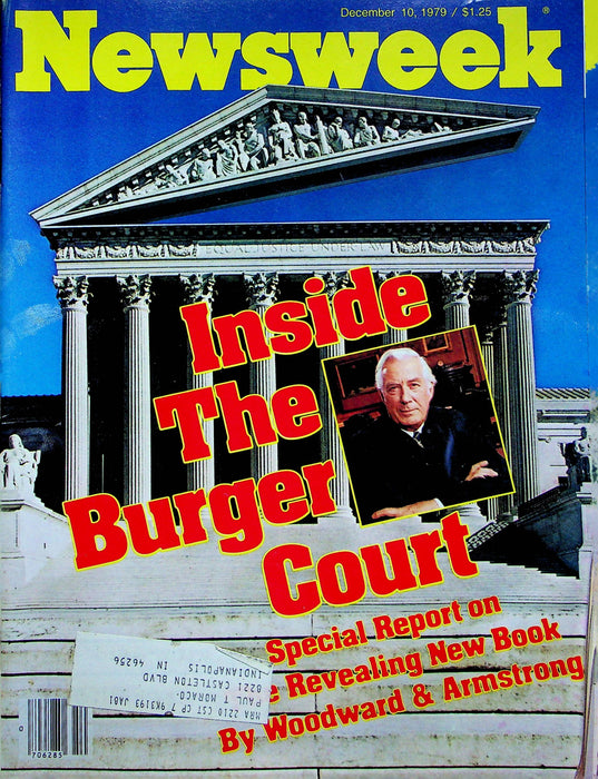 Newsweek Magazine Dec 10 1979 Chief Justice Warren Earl Burger Bo Derek 1