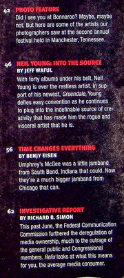 Relix Aug & Sep 2003 Neil Young, Bonnaroo, Umphrey's McGee 3