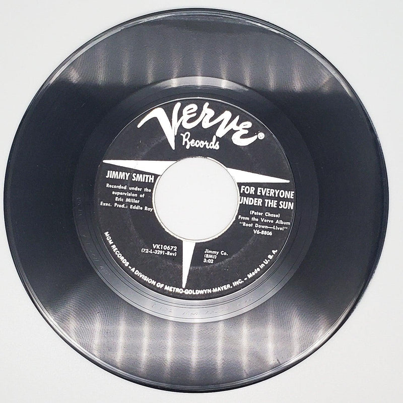 Jimmy Smith For Everyone Under the Sun Record 45 RPM Single VK-10672 Verve 1972 1