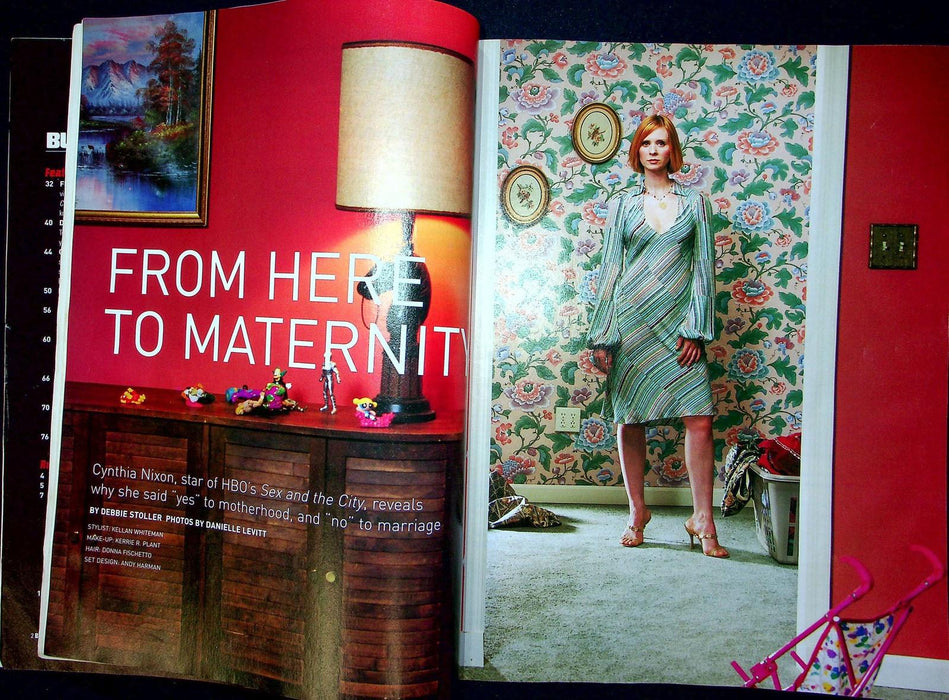 Bust Magazine Summer 2002 Cynthia Nixon Sex In the City Motherhood No Marriage