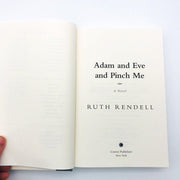 Adam And Eve And Pinch Me Hardcover Ruth Rendell 2001 Serial Killer London 1st E 7