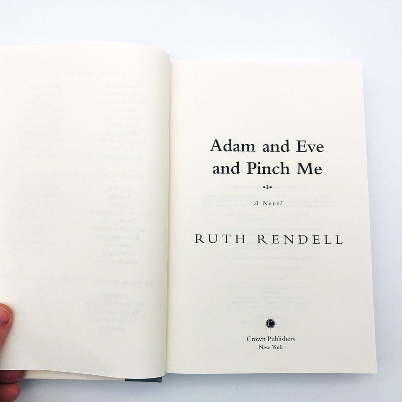 Adam And Eve And Pinch Me Hardcover Ruth Rendell 2001 Serial Killer London 1st E 7
