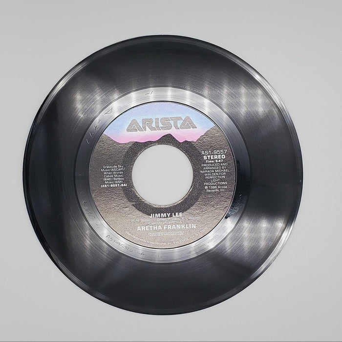 Aretha Franklin Jimmy Lee Single Record Arista 1986 AS1-9557 3