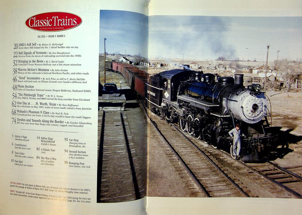 Classic Trains Magazine Fall 2014 Vol 4 No 3 Old-Time Signals In Vermont