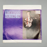Steve Winwood Holding On Single Record Virgin 1988 7-99261 1