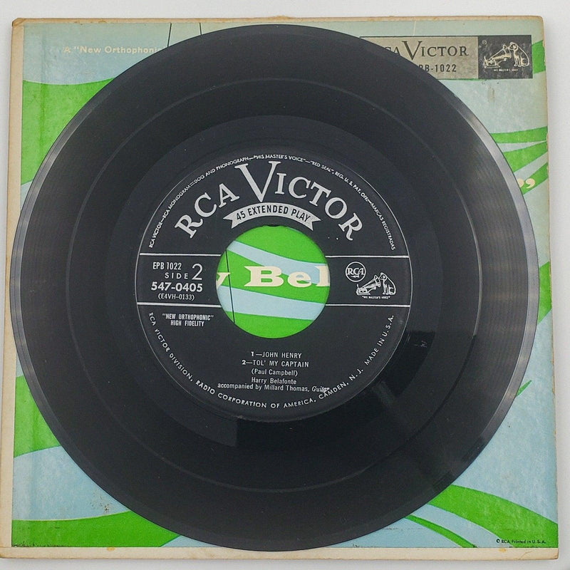 Harry Belafonte Mark Twain And Other Folk Favorites 45 RPM 2x EP Record RCA 1954 6