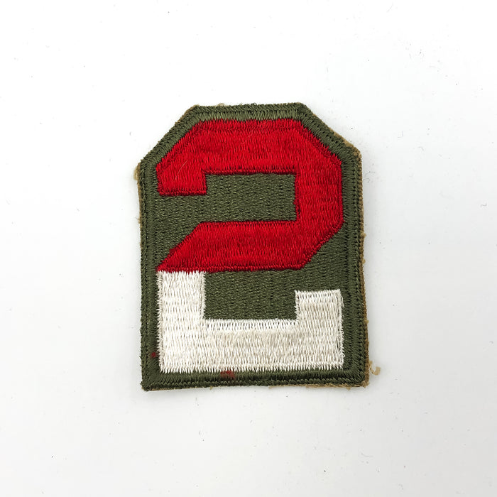 US 2nd Army Patch Insignia Ranger School Training Two Red White Military