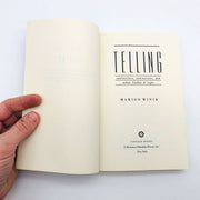 Telling Paperback Marion Winik 1993 Author Life Personal Narrative Growing Up 6
