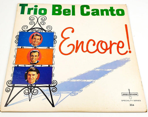 Trio Bel Canto Encore! 33 RPM LP Record Grecophon 1965 GR-304 1
