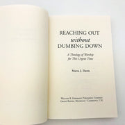 Reaching Out Without Dumbing Down Paperback Marva J. Dawn 1995 Christianity 6