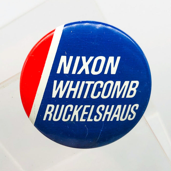 Nixon Whitcomb Ruckelshaus Button 1.25" Presidential Campaign Political 7