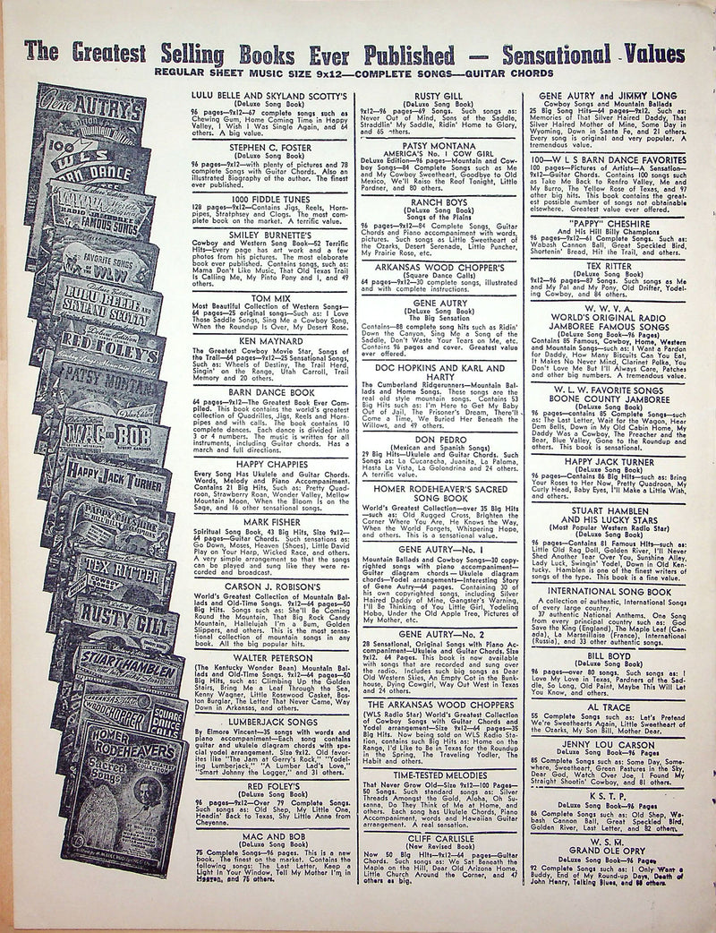 Sheet Music Rose Of Tralee Morton Downey Charles Glover Mordaunt Spencer 1936 3