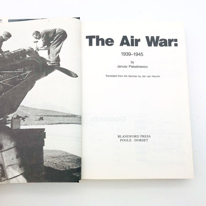 The Air War 1939-1945 Hardcover Janusz Piekalkiewicz 1985 1st US Edition WW2 7