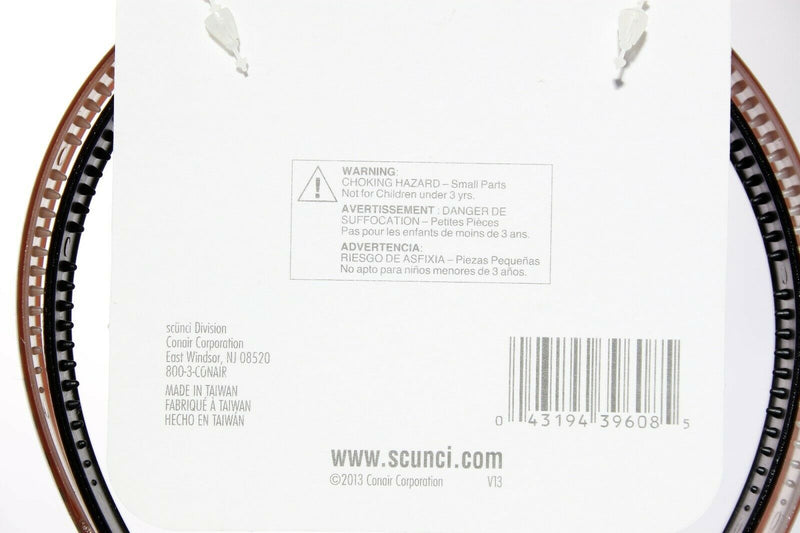 6PK Scunci Plastic Headband/Hairband Super Comfy Plastic Wide Soft and Flexible