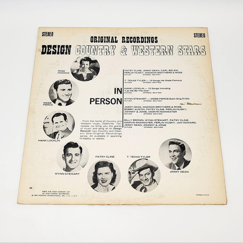 Rex Allen Sings Melodies Of The Plains LP Record Design Records 1962 DLP-612 2