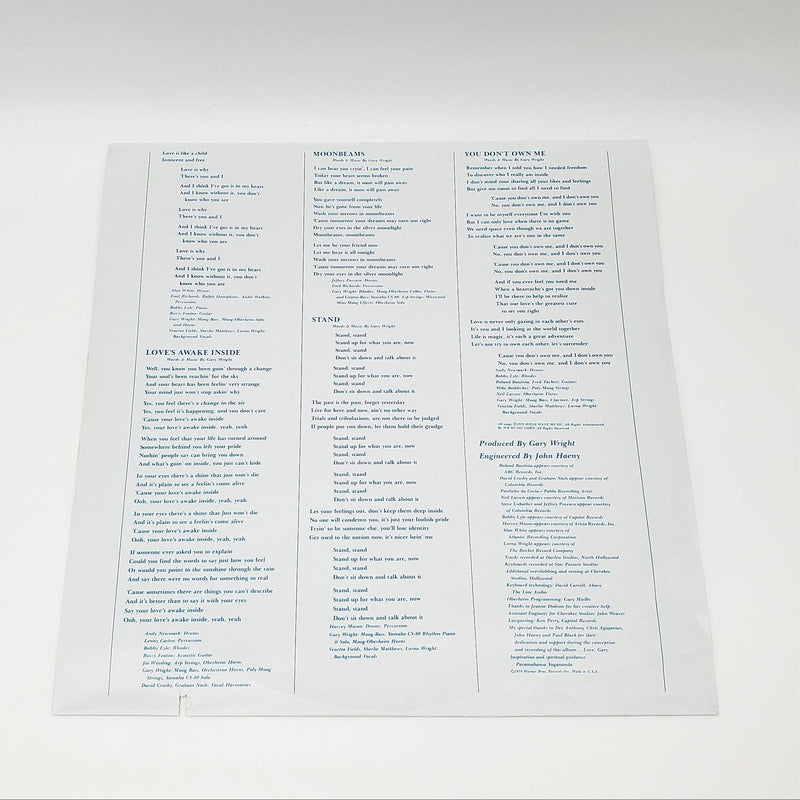 Gary Wright Headin' Home LP Record Warner Bros. 1979 BSK 3244 6