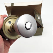 Kwikset Entry Door Knob Satin Chrome US26D Vista 508VDC Locking Keyed NOS 2