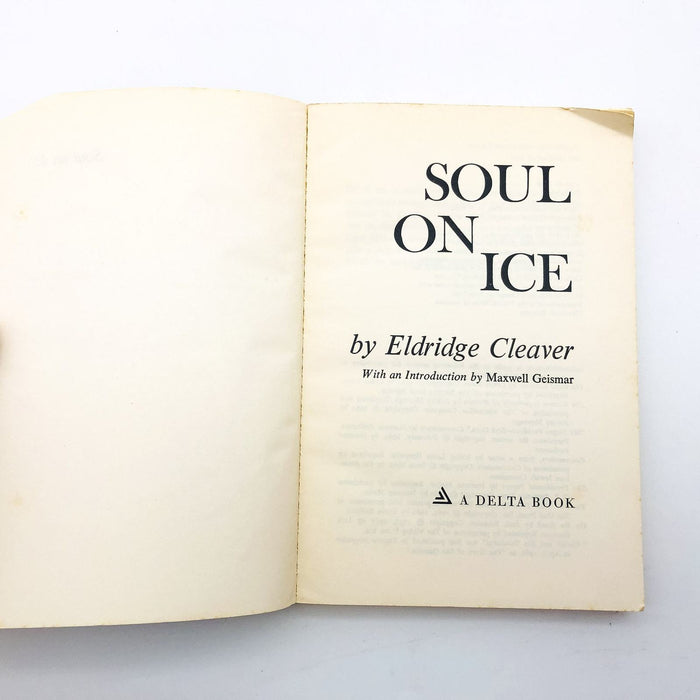 Soul On Ice Paperback Eldridge Cleaver 1967 Folsom State Prison Civil Rights 6