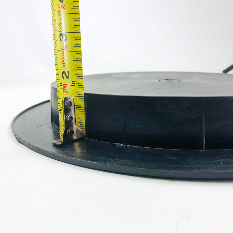 Raised Face Flange Protector Cover 10 ANSI Pipe Size Black Polyethylene PE 50ct