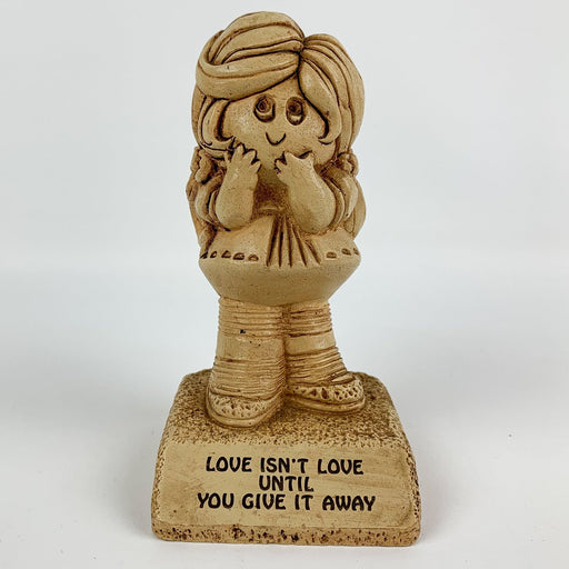 Paula Figurine Love Isn't Love Until You Give it Away 1979 W:569 5" 2