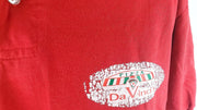 Vintage 90's JERZEES Polo Shirt Short Sleeve Red XL Da Vinci's 6