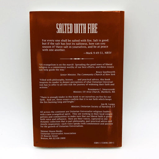 Salted With Fire Paperback Scott W Alexander 1994 Unitarian Universalist Church 2