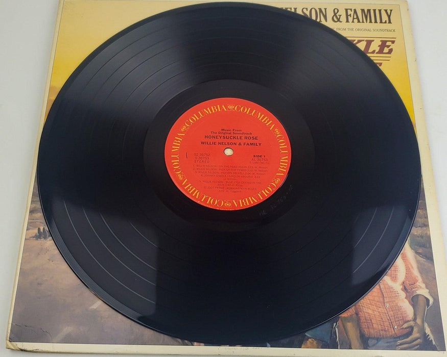 Willie Nelson & Family Honeysuckle Rose Soundtrack 2x LP Record Columbia 1980 6