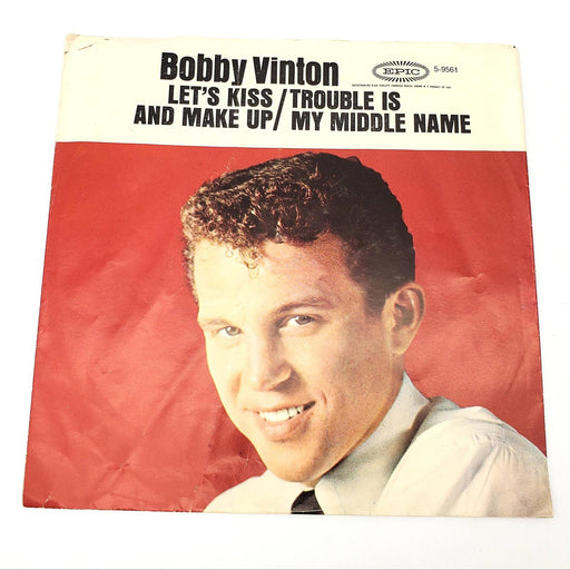 Bobby Vinton Trouble Is My Middle Name Single Record Epic 1963 5-9561 1