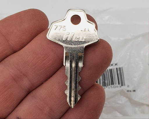 20x Ilco 775 Key Blanks For Fort Lock Cam Locks Nickel Plated NOS 1