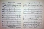 Melody of Love Sheet Music Piano Vocal H. Engelmann Tom Glazer 1954 Shapiro 3