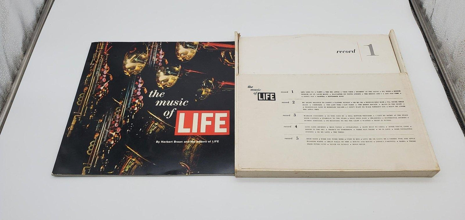 The Music Of Life 33 RPM 5xLP Record RCA 1962 Artie Shaw Glenn Miller w/ Book 6