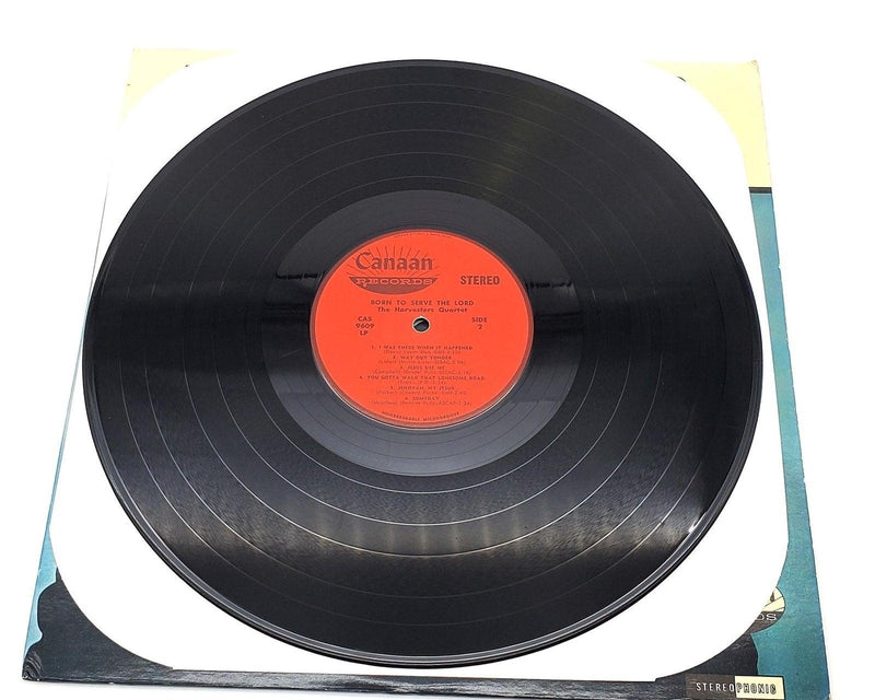 The Harvesters Quartet Born To Serve The Lord 33 RPM LP Record Canaan 1965 6