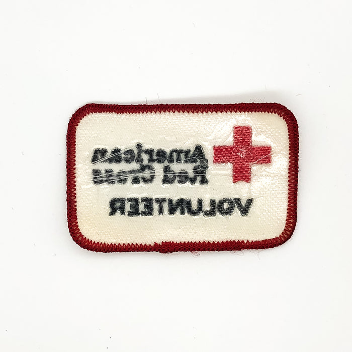 American Red Cross Patch Sew On Vintage Uniform Pocket Arm Badge