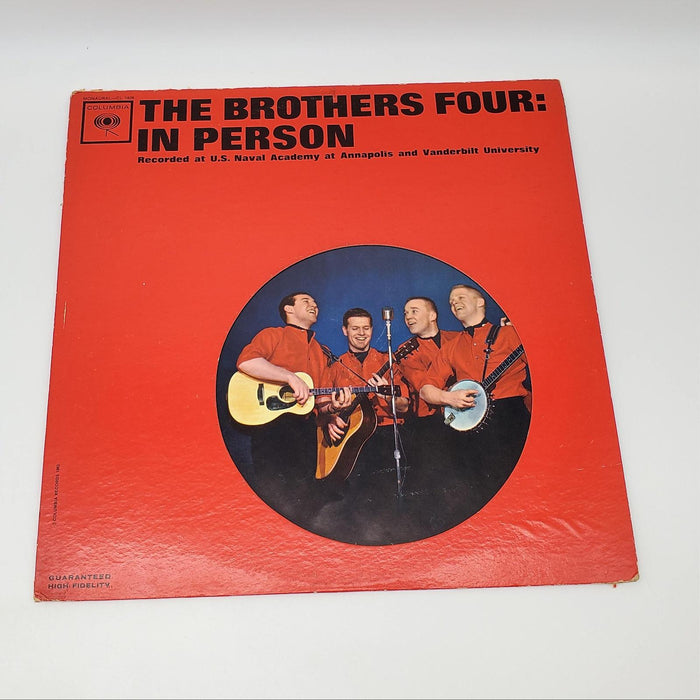 The Brothers Four In Person LP Record Columbia 1962 CL 1828 1