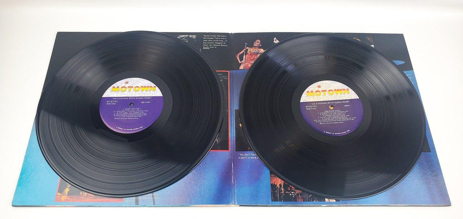 Diana Ross An Evening With Diana Ross Record 33 RPM Double LP Motown 1977 5