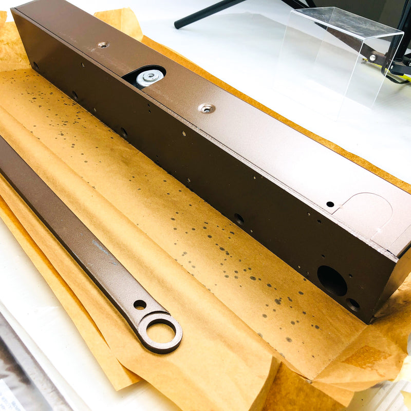 Yale 4244-MPI Door Closer Holder Electromechanical Arm LH Dk Bronze Missing 4