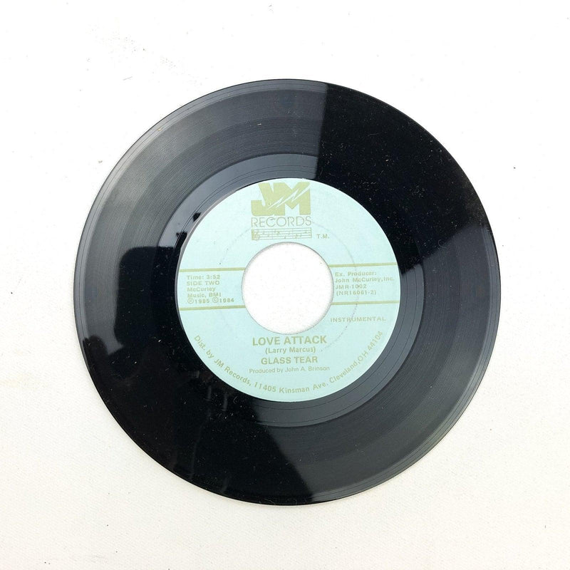 Glass Tear Love Attack + Instrumental 45 RPM 7" Single JM Records 1985 3