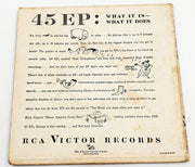 Perry Como I Believe Songs of All Faiths 45 RPM Double EP Record RCA 1954 2