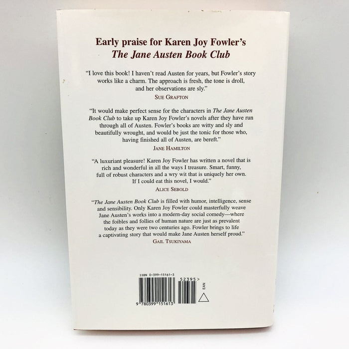 The Jane Austen Book Club Hardcover Karen Joy Fowler 2004 Modern Contemporary 2