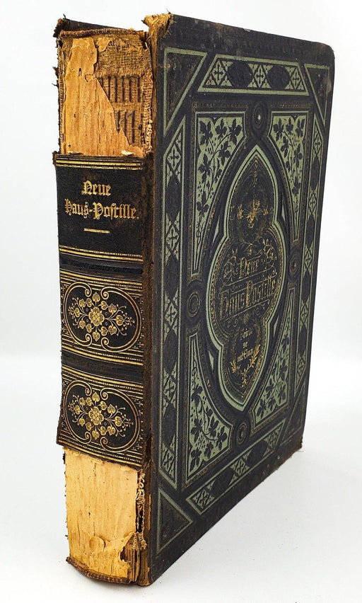 Deue Neue Hauspostille Heinrich Schoner 1890 Gersdorf Antique German Sermon Book 1