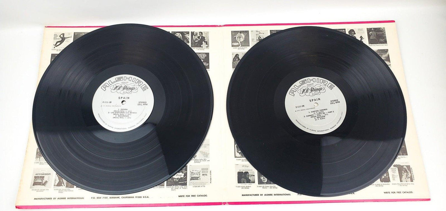 Spain 101 Strings Record 33 RPM Double LP 2-111 Alshire 1973 5