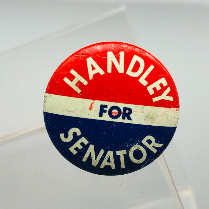 Harold Handley For Senator Button Pin .75" Indiana Political Campaign Union 19