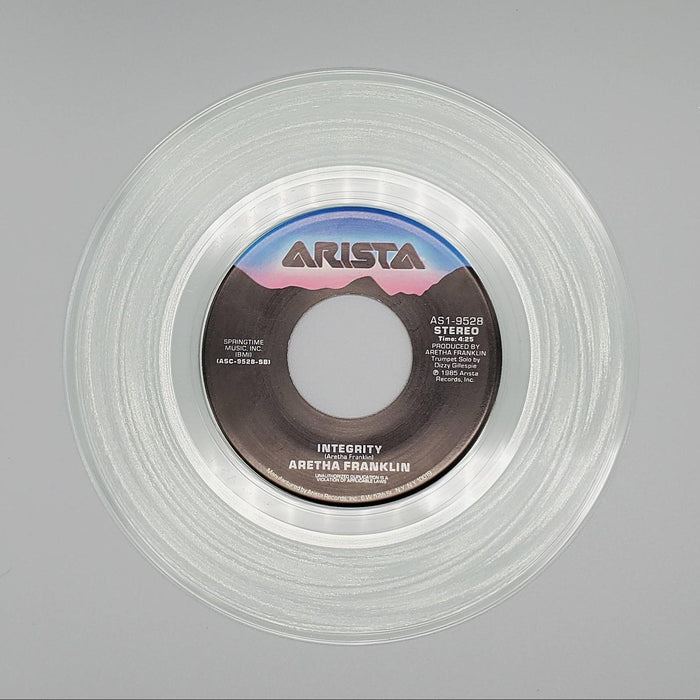 Aretha Franklin Jumpin' Jack Flash Single Record Arista 1986 Clear Vinyl 3